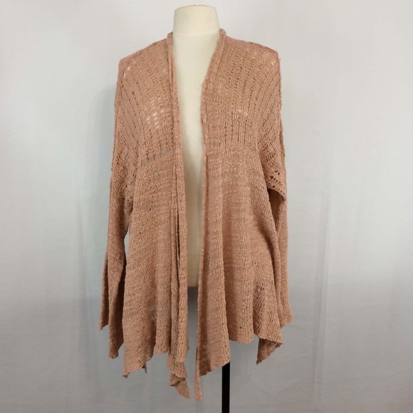 Free People Pink In My Element‎ Kimono Cardigan M - Picture 1 of 13
